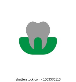 Dental and gum icon. Element of Dental Care icon for mobile concept and web apps. Detailed Dental and gum icon can be used for web and mobile