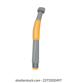 Dental handpiece on white background
