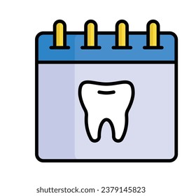 Dental health, dental care vector design isolated on white background
