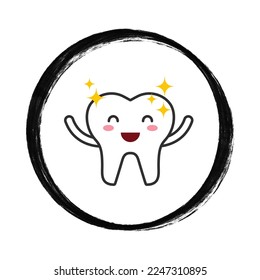 Salud dental. Limpieza dental, icono de dientes, icono dental. Higiene de la boca, Gráfica de dientes dentales, fondo de ilustración vectorial