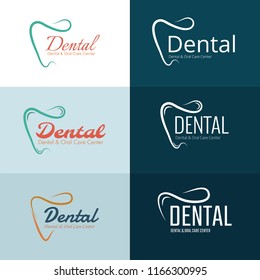 Dental health Clinic Concept Logo Template