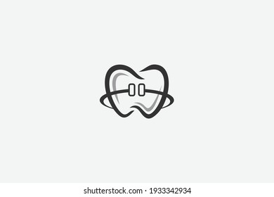 Dental health Clinic Concept Logo design vector