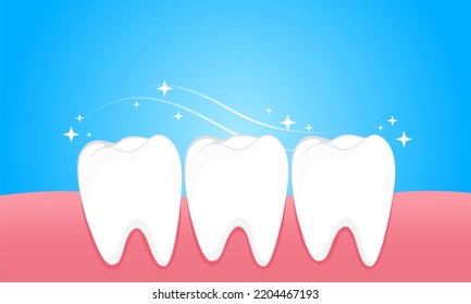 Dental health concept. Teeth whitening. Deep cleaning. The process of cleaning teeth, beautiful teeth.