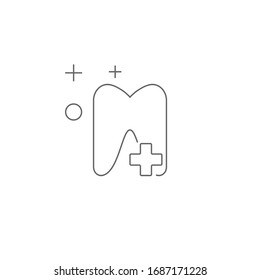 dental health icon design template