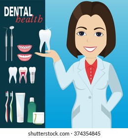 Dental health, oral care, dentist