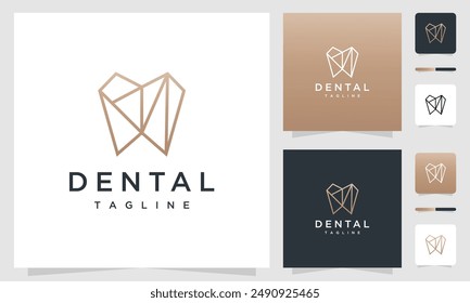 Logo de Vector de salud dental inspirado	