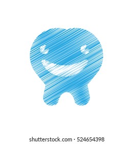dental healthcare drawing icon vector illustration design