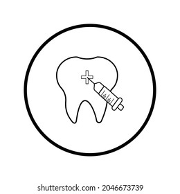 Dental Healthcare Icon in illustration