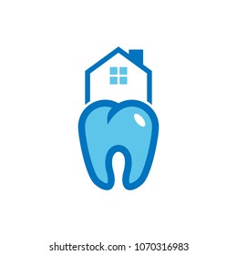 Dental House Logo Icon Design