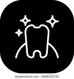 Dental hygiene hygiene icon with black filled line outline style. hygiene, care, dental, health, mouth, tooth, dentist. Vector Illustration