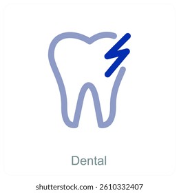 Dental and hygiene icon concept