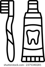 Icono vector de higiene dental. Se puede usar para imprimir, móviles y aplicaciones web.
