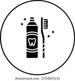 Ícone vetorial de Higiene Dental. Pode ser usado para impressão, aplicativos móveis e da Web.