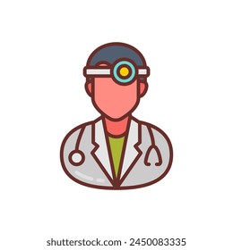 Dental Hygienist icon in vector. Logotype
