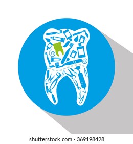 Dental icon design 