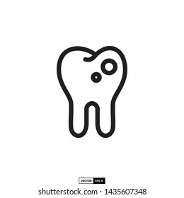 Dental icon, design inspiration vector template for interface and any purpose