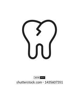 Dental icon, design inspiration vector template for interface and any purpose