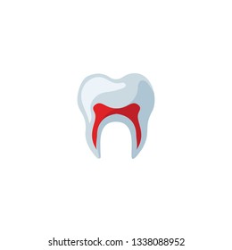 Dental icon isolated on white background