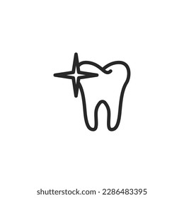 Dental icon, isolated Dental sign icon, vector illustration