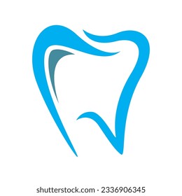 Dental icon logo design illustration