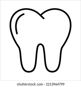 Dental Icon Logo Design Vector Template Illustration Sign And Symbol Pixels Perfect