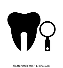 dental icon or logo isolated sign symbol vector illustration - high quality black style vector icons
