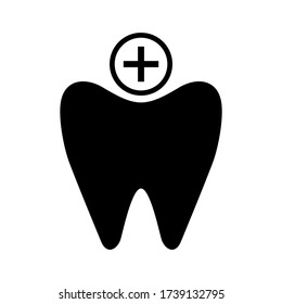 dental icon or logo isolated sign symbol vector illustration - high quality black style vector icons
