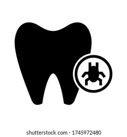 dental icon or logo isolated sign symbol vector illustration - high quality black style vector icons
