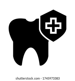 dental icon or logo isolated sign symbol vector illustration - high quality black style vector icons
