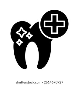 Dental icon on white background
