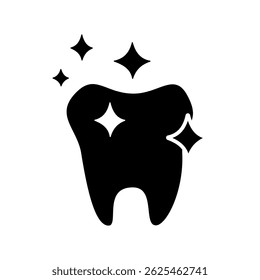 Dental icon on white background.