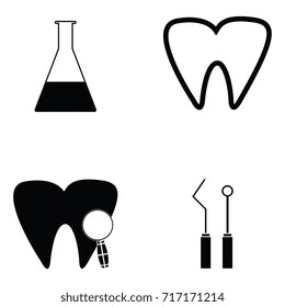 dental icon set