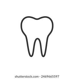 Dental icon style flat trendy isolated vector illustration on white background.