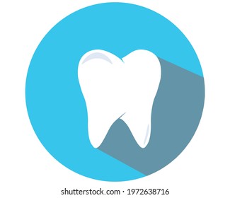 Dental icon. Teeth vector illustration