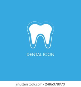 Dental Icon Zahnlogo Vektorgrafik Design 