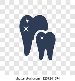 Dental icon. Trendy Dental logo concept on transparent background from Dentist collection