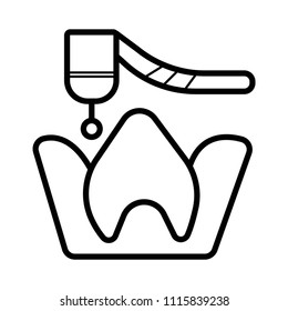 dental icon vector
