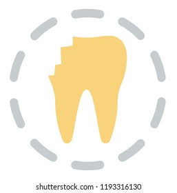 Dental icon vector