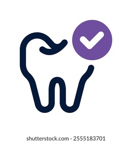 dental icon. vector dual tone icon for your website, mobile, presentation, and logo design.