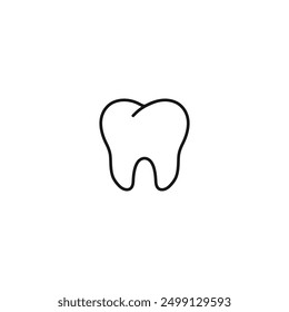 Dental icon vector. EPS 10 editable vector