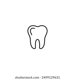 Dental icon vector. EPS 10 editable vector