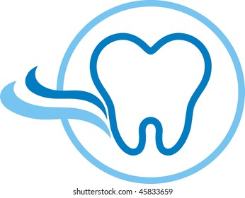 dental icon in vector format very easy to edit