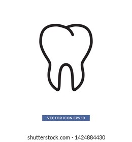 dental icon vector illustration template