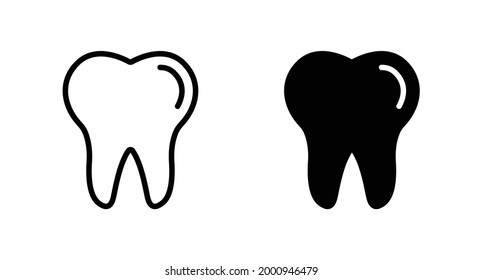 Dental icon vector for web, computer and mobile app