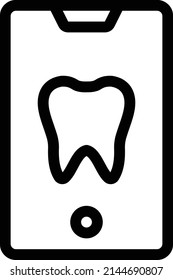 Dental icon vector for web, computer and mobile app