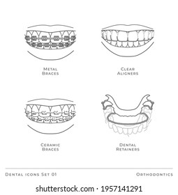 Retainers braces Stock Vectors, Images & Vector Art | Shutterstock