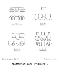 Dental Icons 01 - Prosthodontics 02