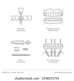 Zahnsymbole - Prosthodontie 01