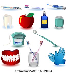 Dental icons, set 4