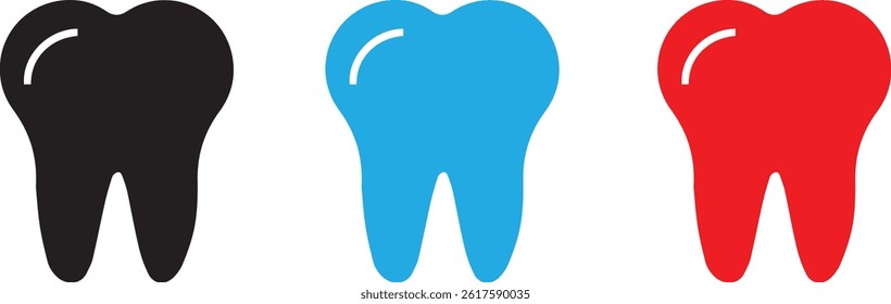 Dental icons, tooth illustrations, black and white vector graphics, minimalist dental symbols, molar designs, oral health pictograms, dentistry logo elements, simple line art teeth, stylized tooth ana